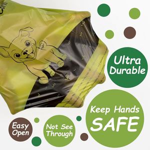 High Quality Custom Design 100% Leak Proof Biodegradable <b>Compostable</b> Poop <b>Bags</b> Pet Waste <b>Bag</b> - Product Image 4
