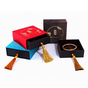 Se Aceptan Cajas de Joyería Personalizadas con Borlas, Caja de Joyería de Estilo Chino, Cajas de Joyería con Logotipo - Product Image 2