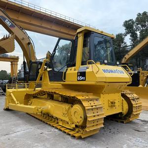 รถดันดินตีนตะขาบ KOMATSU D60PX-12E สีเหลือง พร้อมริปเปอร์ สำหรับงานก่อสร้าง - Product Image 3