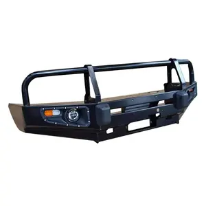 Paraurti anteriore per auto di alta qualità in acciaio nero 3 LOOP Bull Bar per Land Cruiser Prado FJ150