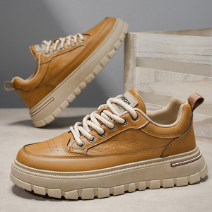 Chaussures en cuir classiques décontractées pour hommes, style britannique rétro, imprimé animal, boucle, respirantes, antidérapantes, semelle souple, résistantes à l'usure - Product Image 4