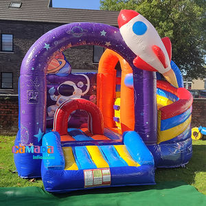 Kommerzielles neues Design Space und Rocket Bouncer mit Slide Obstacle Bouncer Jumper Jumping Castle Bounce House Slide Combo - Product Image 1