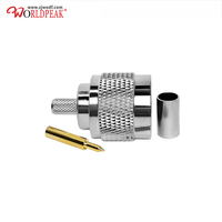 Connecteur à sertir mâle N pour LMR195 LMR200 RG58 RG400 RG142 RG223 RF Coaxial Low Loss Cable Assembly