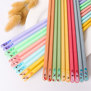 Palillos de aleación al por mayor, palillos de alta calidad en diez colores con forma de clavo, palillos de servir con forma de cuco, macaron - Product Image 3