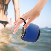   Enceinte portable étanche en plastique avec LED RGB, corde de suspension, subwoofer et audio TWS pour fêtes en extérieur