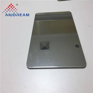 Revêtement mural en aluminium ACP Aluco <span class=keywords><strong>Panneau</strong></span> composite en aluminium argenté doré miroir ignifuge <span class=keywords><strong>blanc</strong></span> 4 'x 12' - Product Image 3