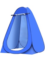 Tente de Douche Extérieure Portable, Tente de Toilette de Camping, Cabine de Douche et Vestiaire, Tente Chaude de Pêche - Pliable en Polyester Taffetas et Fer