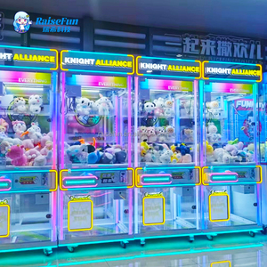 Raisefun Chất lượng cao trong suốt Claw máy đồng tiền hoạt động Arcade Crane búp bê sang trọng Catcher cho trung tâm mua sắm trung tâm trò chơi - Product Image 1