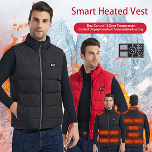 Chaleco térmico informal unisex para invierno, nueva chaqueta ligera personalizada con cierre de cremallera para uso en exteriores, lista para venta al por mayor - Product Image 4