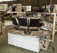 Machine à collation commerciale industrielle Stroopwafel et fabricant de cornets de crème glacée Gaufrier commercial pour usage commercial
