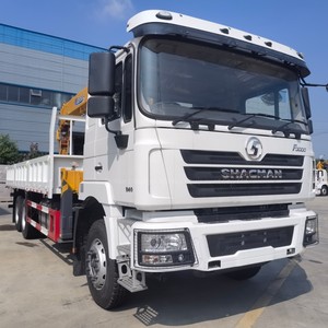 Camión Grúa Shacman F3000 6*4 <span class=keywords><strong>de</strong></span> 10 Toneladas con Pluma Recta, 3 Ejes, Camión <span class=keywords><strong>de</strong></span> Servicio Pesado <span class=keywords><strong>para</strong></span> Transporte <span class=keywords><strong>de</strong></span> Equipo Pesado - Product Image 1