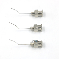 Chirurgie plastique Instruments ophtalmiques Hydrodissection Canule coudée 27g Acier inoxydable