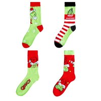 Nouvelles Chaussettes Amusantes en Coton Respirant Antidérapantes à Motif Dessin Animé Anime pour Usage Quotidien Taille Unique ODM – Chaussettes Drôles et Originales GrinchSocks