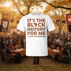 Maglietta Promozionale 2022 per il Mese della Storia Nera: È Storia Nera per Me - Product Image 2