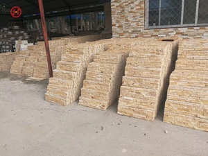 Panneau de parement mural en ardoise de <span class=keywords><strong>grès</strong></span> naturel collé pour l'intérieur et l'extérieur - Product Image 5