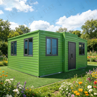 Maison conteneur extensible étanche FLKT Pest-Control, garantie 2 ans, usine source, maison modulaire préfabriquée moderne et compacte