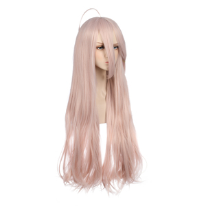 Perruque synthétique rose clair Ainizi 90 cm, Danganronpa: Trigger Happy Havoc, rôle d'<span class=keywords><strong>Iruma</strong></span> Miu, perruque de cosplay pour femmes - Product Image 4