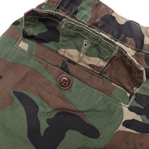 Shorts cargo camouflage pour homme, décontractés, pour l'entraînement en plein air, uniforme avec jambe droite et poche pratique pour la chasse - Product Image 6