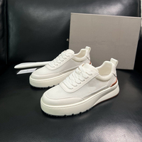 Sneakers décontractées pour hommes en cuir multicolores BC, style designer de haute qualité, antidérapantes, plateforme épaisse, chaussures de marche
