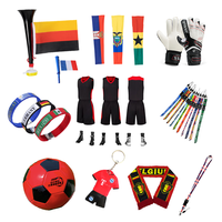 Écharpes et drapeaux souvenirs de la Coupe du monde de football du Qatar 2022, écharpes de supporters de l'équipe nationale de football, articles promotionnels