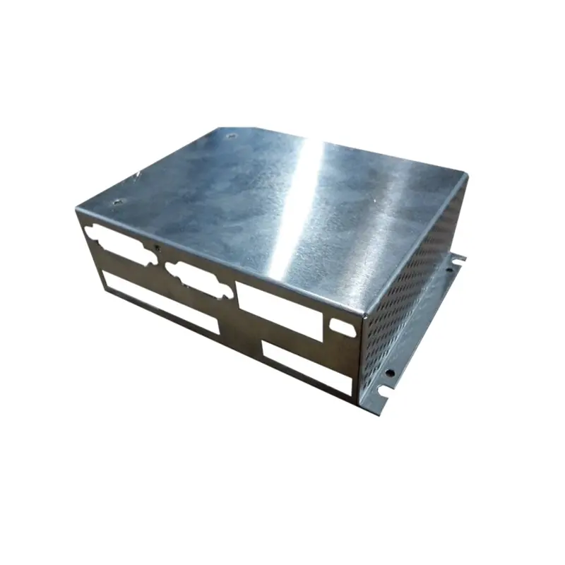 Caja triangular de chapa metálica de aluminio personalizada, caja de chapa metálica, caja de productos metálicos