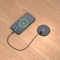 Großhandel 15W Eingebautes Kabelloses Ladegerät USB Typ C Schreibtisch-Steckdose Integrierter Tisch-Stromanschluss für Smarte Möbel OEM ODM
