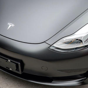 WRAPMASTER 1.52*17m Film <span class=keywords><strong>vinyle</strong></span> satiné métallisé noir pour voiture Autocollant de carrosserie en PVC avec fonction anti-rayures - Product Image 5