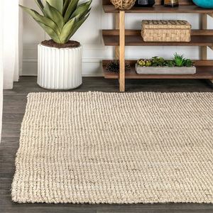 Tapis et carpettes en vente flash, 100% coton recyclé, tapis en bambou <span class=keywords><strong>noir</strong></span>, tapis shaggy, tapis à nouer à la main, style persan - Product Image 2