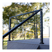 EKOO Style moderne tige de pont d'escalier en acier inoxydable prix de gros garde-corps balustrade câble systèmes de garde-corps