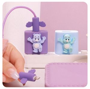 Funda de protección de cable de datos de oso lindo adecuado para <span class=keywords><strong>cargador</strong></span> de <span class=keywords><strong>Apple</strong></span> <span class=keywords><strong>20W</strong></span> fundas de cabeza de <span class=keywords><strong>cargador</strong></span> de teléfono móvil para <span class=keywords><strong>IPhone</strong></span> <span class=keywords><strong>11</strong></span> - Product Image 5