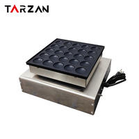 Machine Électrique Antiadhésive pour Mini Crêpes, 110v/220v, 25 Trous, pour Poffertjes et Dorayakis