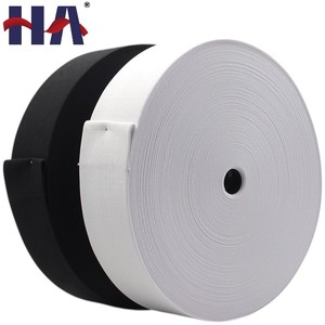 Bande <span class=keywords><strong>élastique</strong></span> commerciale à haute élasticité, sangle en tissu tricoté, <span class=keywords><strong>ruban</strong></span> <span class=keywords><strong>élastique</strong></span> personnalisé pour sacs et vêtements, directement de l'usine - Product Image 1