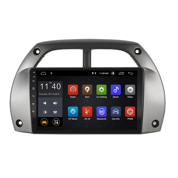 Zycgothec Android 11 2DIN autoradio multimédia lecteur vidéo Navigation GPS pour Toyota RAV4 2001 2002 2003 2004 2005 2006