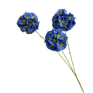 Hydrangea artificielle bleue en soie plastique, fleur de rêve pour décoration de mariage, décoration intérieure et accessoires extérieurs - Product Image 1