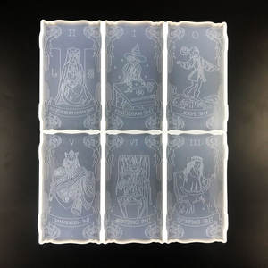 <span class=keywords><strong>Tarot</strong></span> Siliconen Mal Spiegel Hars Hot Push Sieraden Hanger Set Druppel Lijm Mal Voor Diy Handgemaakt - Product Image 5
