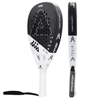 AMA Sport Professionnel OEM Tête de Qualité Personnalisée Forme Diamant 12K Fibre de Carbone Populaire Raquette de Padel Tennis