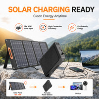 Stasiun Daya Portabel 100W LiFePO4 Inverter Gelombang Sinus Termodifikasi Output DC 12V PD 18W USB QC untuk Berkemah di Luar Ruangan Darurat di Rumah