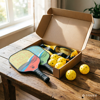 Raquette de pickleball personnalisée avec graphisme, approuvée USAPA, noyau en nid d'abeille en fibre de carbone de 16 mm, pour les équipes de club, l'entraînement et les cadeaux personnalisés
