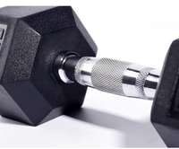 Vente en gros d'haltères hexagonaux en caoutchouc 2.5-100lbs (1.25-45kg) - Gym & équipement de fitness à domicile