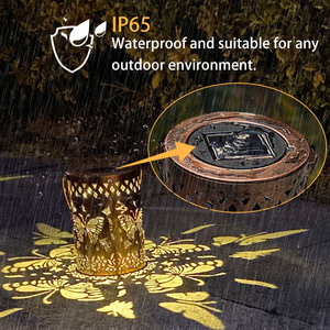 IP65 lavagna a pilastro solare impermeabile con lampada a LED da esterno in ferro e materiale per PC alimentatore a corrente continua a batteria - Product Image 5