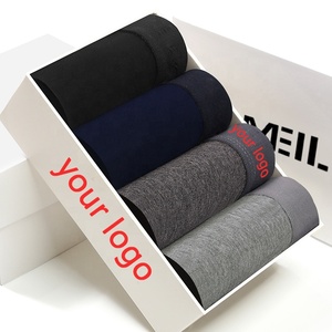Wholesale Stock Lot Underwear For Man Custom Classical Cotton Boxershorts Male Basics Boxer Briefs