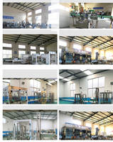 Ligne de production de remplissage d'eau haute vitesse pour fûts de 5 gallons, machine de lavage, remplissage et bouchage de grands seaux d'eau pour usine de production d'eau