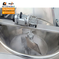 Friteuse à eau circulaire en acier inoxydable SUS304 pour haricots verts, ail et oignons crus, avec système de retrait automatique des résidus