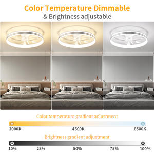Smart Timer Sleep <b>Ceiling</b> <b>Fan</b> - <30dB Ultra Quiet, 7 Acrylic Blades,3-Color & 6-Speed Dimmable, <b>with</b> <b>Remote</b> <b>Control</b>/APP <b>Control</b> - Product Image 3