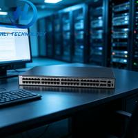 S5560S-52P-EI, Switch Empresarial de Capa 3 Administrado de Alta Potencia con 48 Puertos Gigabit PoE+ y 4 Puertos 10G SFP+