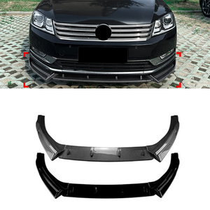 Alerón de Coche de Piezas de Automóviles en Línea, Alerón Delantero de Plástico ABS con Aspecto de Fibra de Carbono para VW Passat Magotan B7 2011-2015 - Product Image 1
