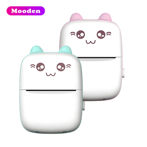 C9 귀여운 고양이 미니 I 무선 감열 프린터, 어린이 DIY 휴대용 감열 스티커 메이커, BT 사진 프린터, 이상적인 생일 선물 - Product Image 2