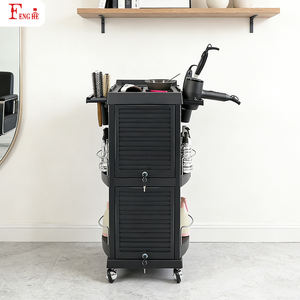 Hoge kwaliteit haar <span class=keywords><strong>trolley</strong></span> kar salon slot W-x036a dubbele deur afsluitbare salon kar aangepaste logo's mogelijk dropshipping ondersteund - Product Image 5