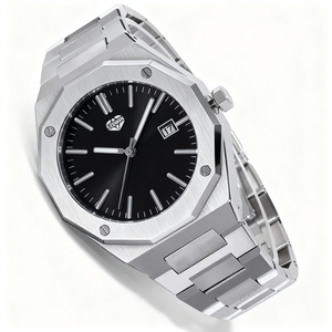 Montres en acier inoxydable de qualité supérieure, mouvements japonais, logos personnalisés pour hommes, montres automatiques, vente en gros d'usine - Product Image 3