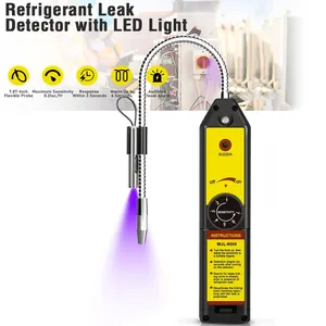 Rilevatore di perdite di freon, rilevatore di perdite di refrigerante alogeno, tester per gas R22, R410A, R134A, R1234YF, HCFC per condizionatori d'aria, strumento di rilevamento - Product Image 3